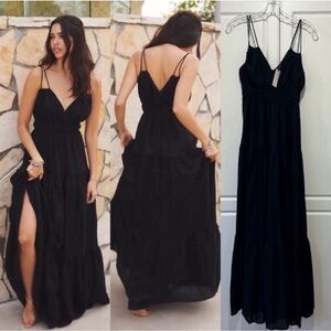 Anthropologie Hutch Tiered Maxi Dress